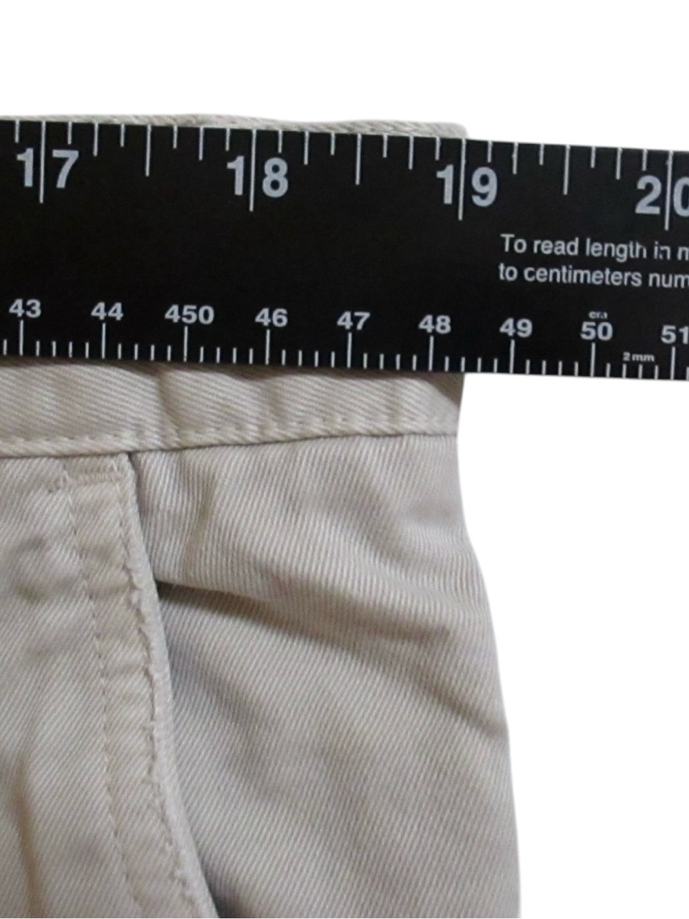 Northwest Men's Khaki 100% Cotton Flat Front Shorts Size 38 Vintage - Picture 4 of 10